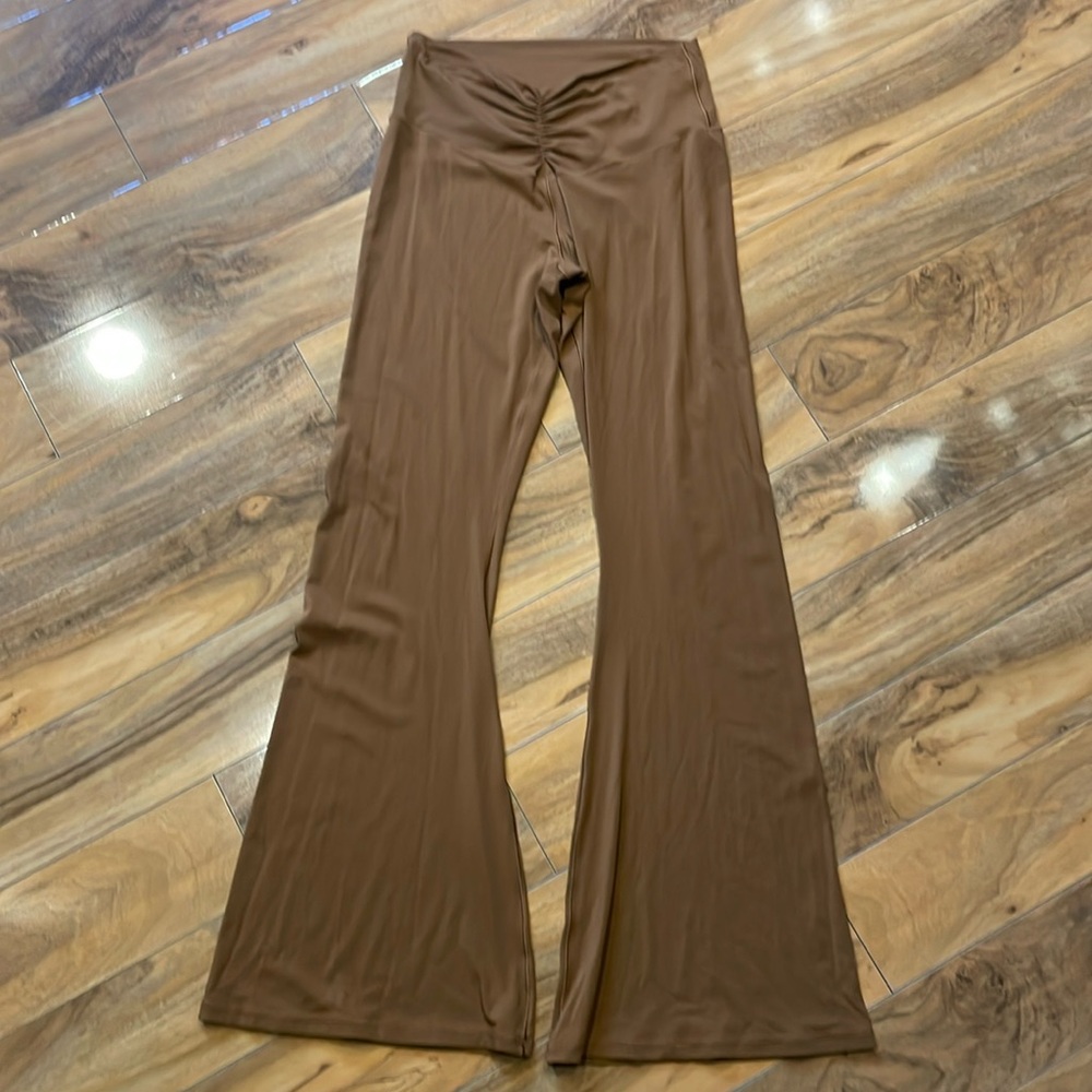 XL long flare high rise leggings from aerie